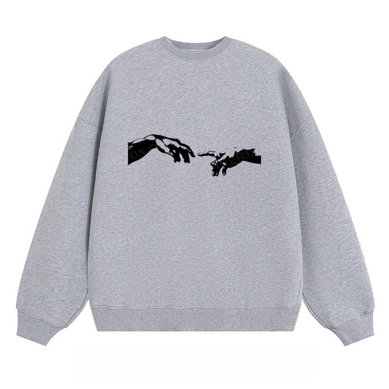The Creation of Adam Hands - Classic Unisex Fit Crewneck Sweatshirt