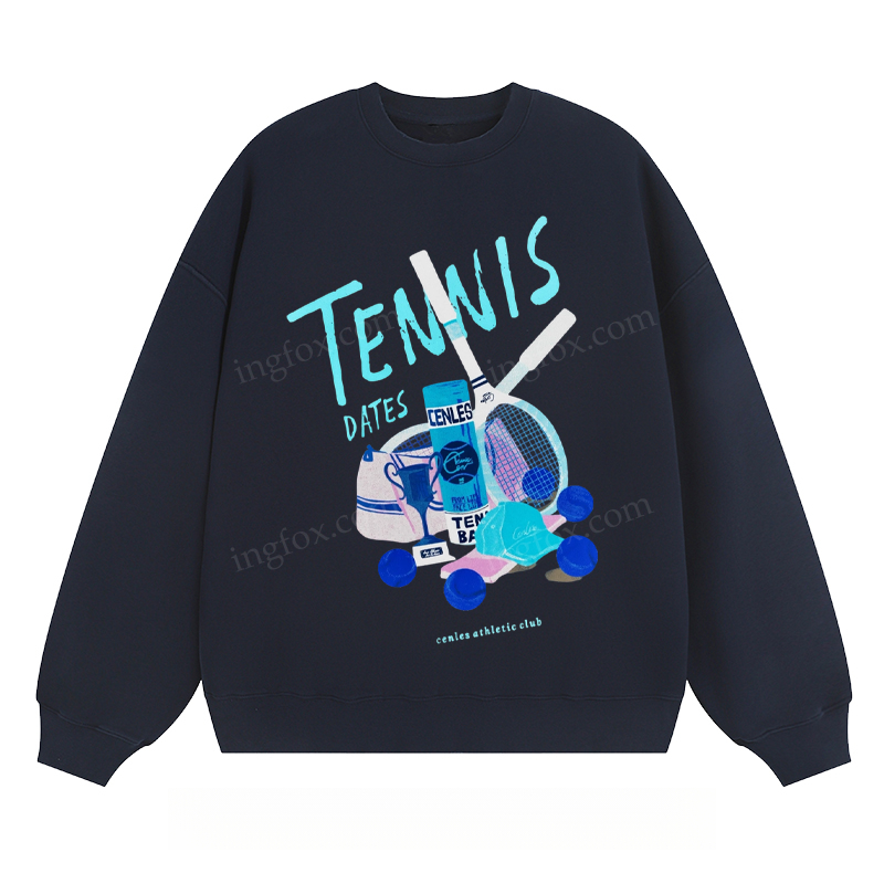 Tennis Dates - Classic Unisex Fit Crewneck Sweatshirt