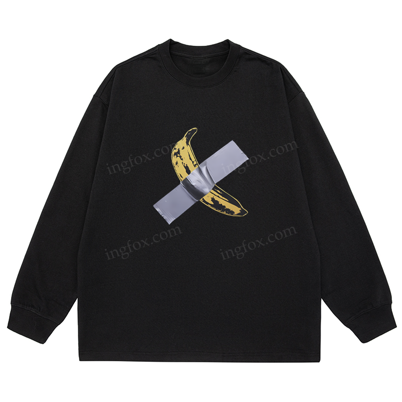 Banana Tape Art - Classic Unisex Fit Cotton Long Sleeve Tee