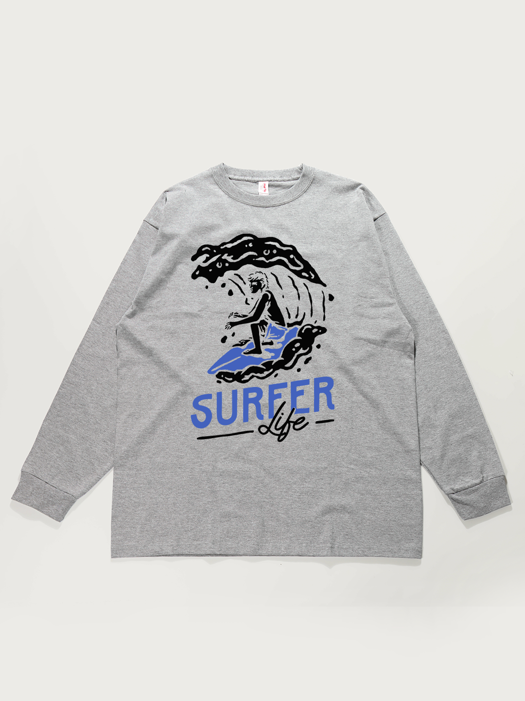 Surfer Life - Unisex Retro Cotton Long Sleeve T-Shirt