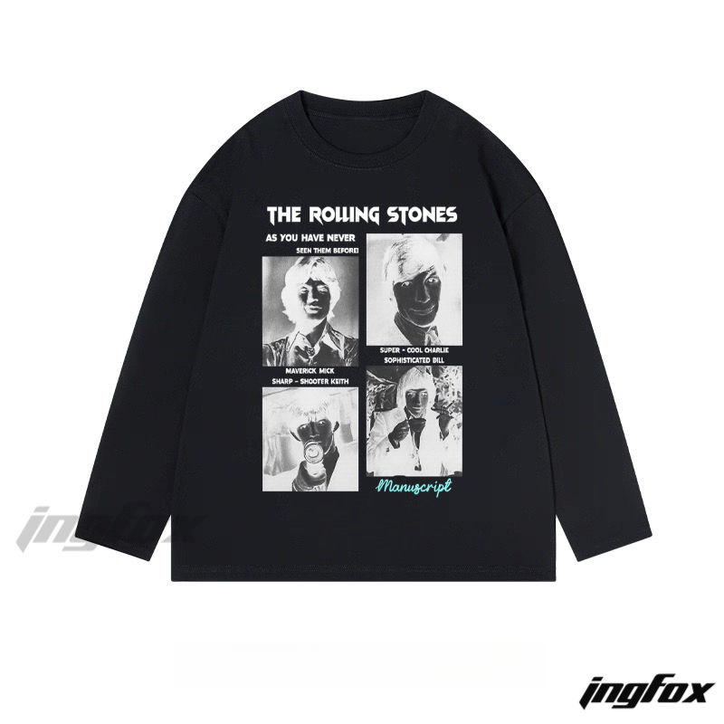 The Rolling Stones - Classic Cotton Long Sleeve Tee