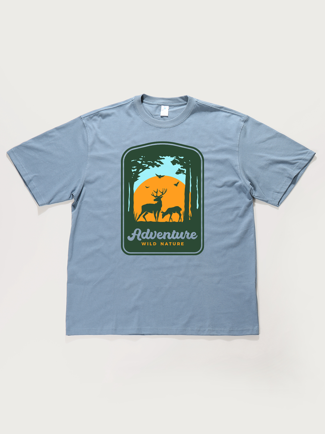 Adventure Wild Nature - Unisex Retro Cotton Short Sleeve T-Shirt