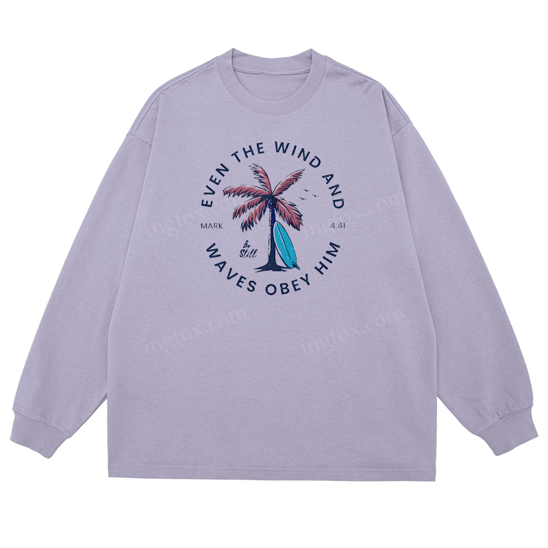 Mark 4:41 Biblical Quote - Classic Unisex Fit Cotton Long Sleeve Tee