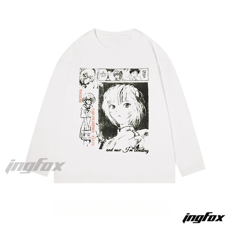 Anime Comic - Themed Classic Cotton Long Sleeve Tee