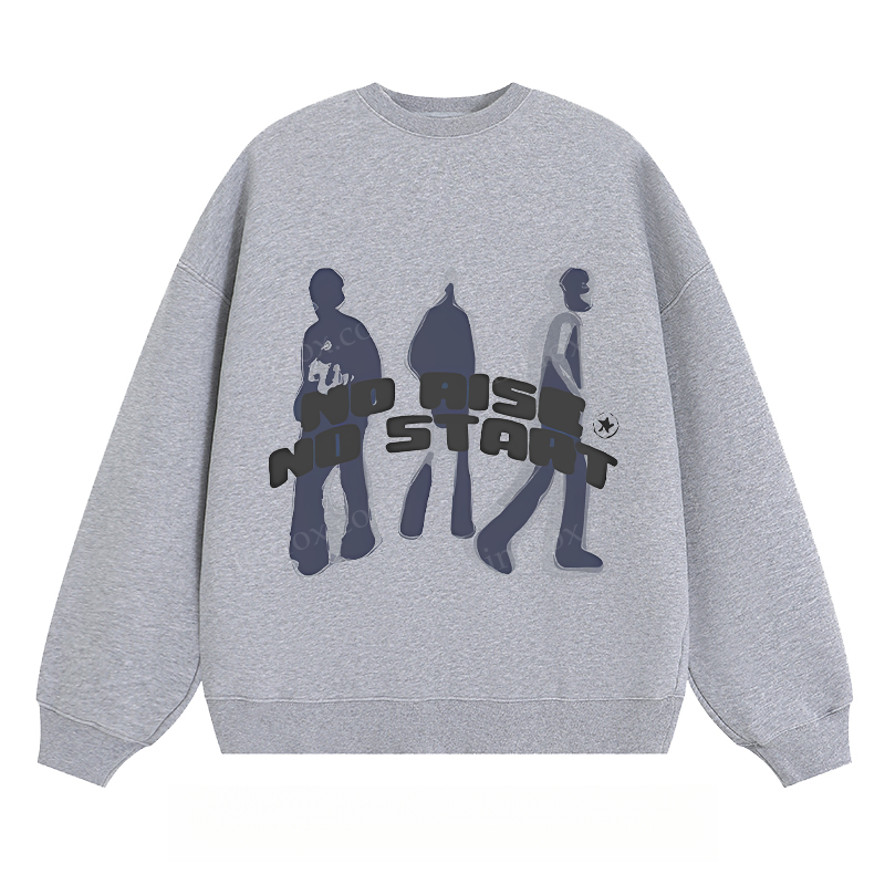 No Rise No Start - Classic Unisex Fit Crewneck Sweatshirt