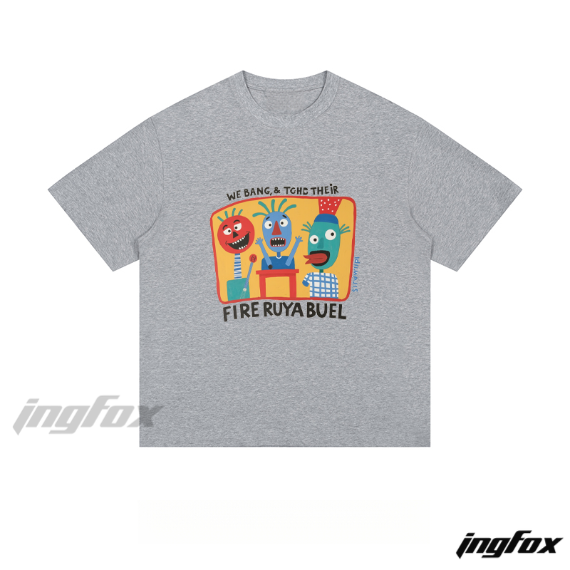 Cartoon Characters - Loose Fit Short Sleeve T-Shirt