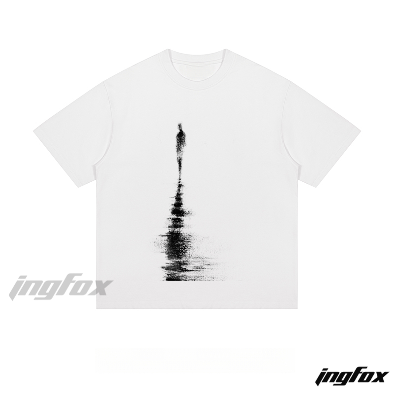 Shadow Reflection Figure - Loose Fit Short Sleeve T-Shirt