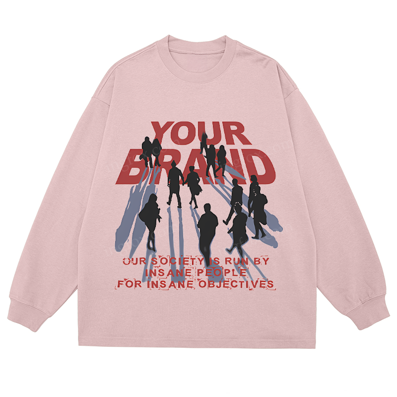 "Your Brand" Social Commentary - Classic Unisex Fit Cotton Long Sleeve Tee