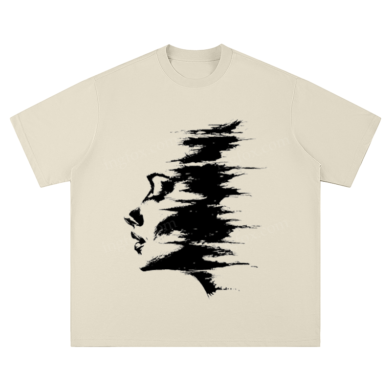 Abstract Face - Unisex Fit Short Sleeve T - Shirt