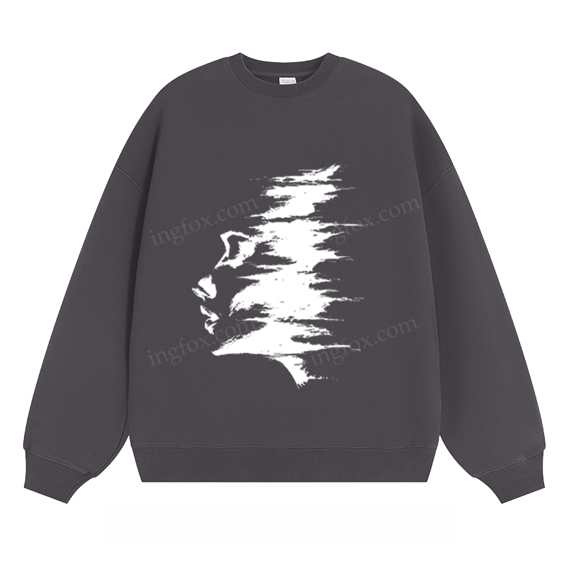 Distorted Portrait - Classic Unisex Fit Hoodie