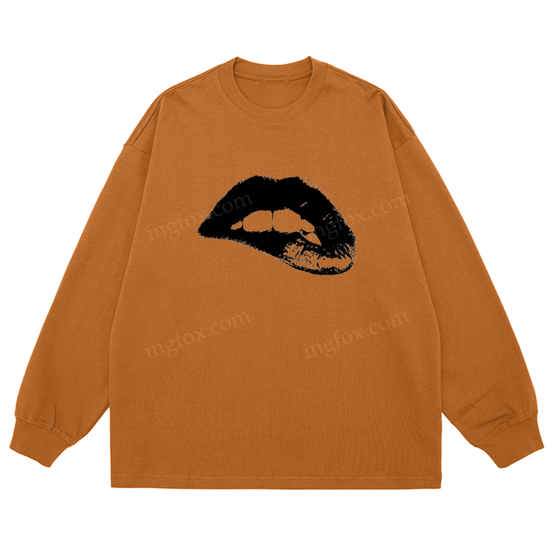 Vampire Lips - Classic Unisex Fit Cotton Long Sleeve Tee