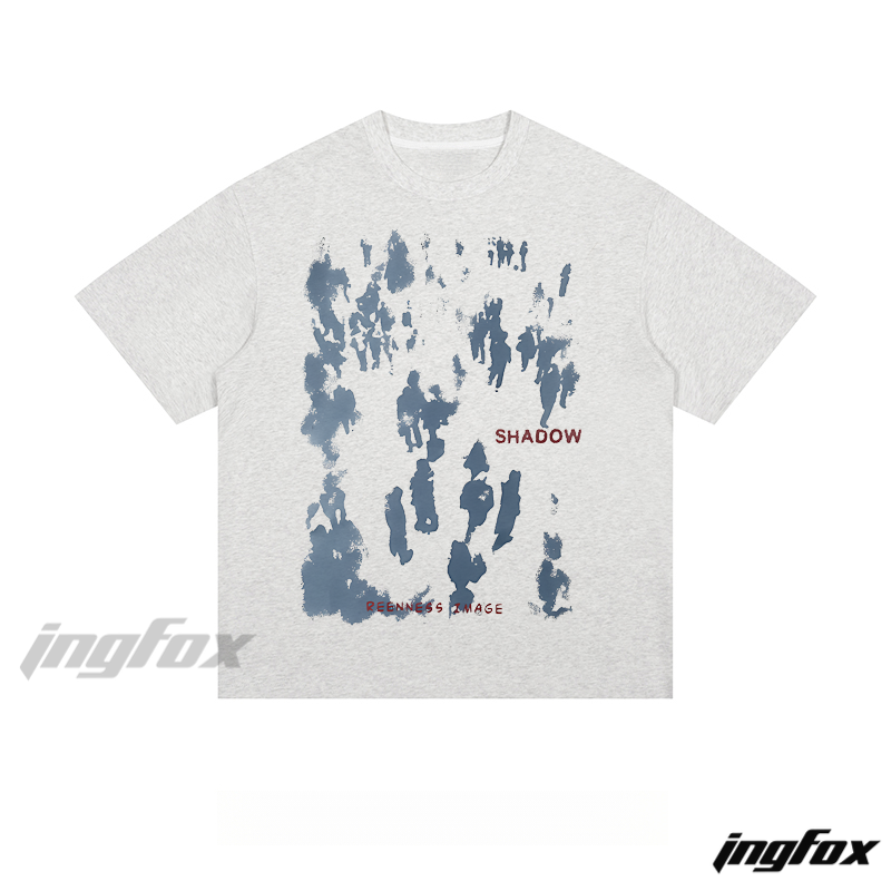 Shadow Silhouette - Loose Fit Short Sleeve T - Shirt