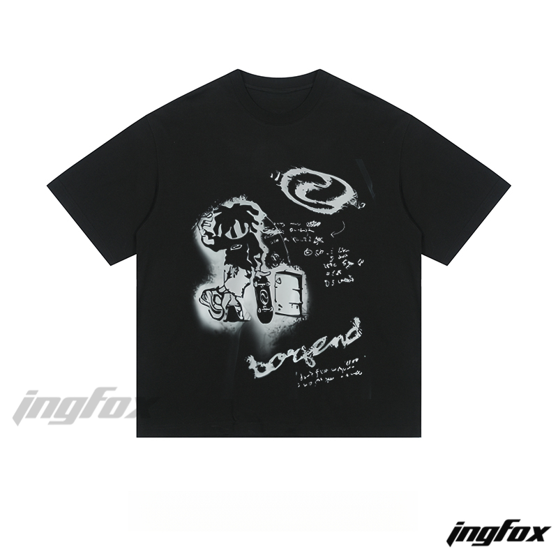 Graffiti - Art Skate Vibe - Loose Fit Short Sleeve T - Shirt