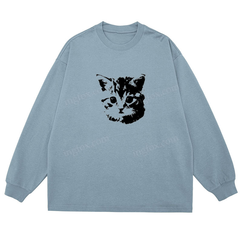 Cute Kitten - Classic Unisex Fit Cotton Long Sleeve Tee