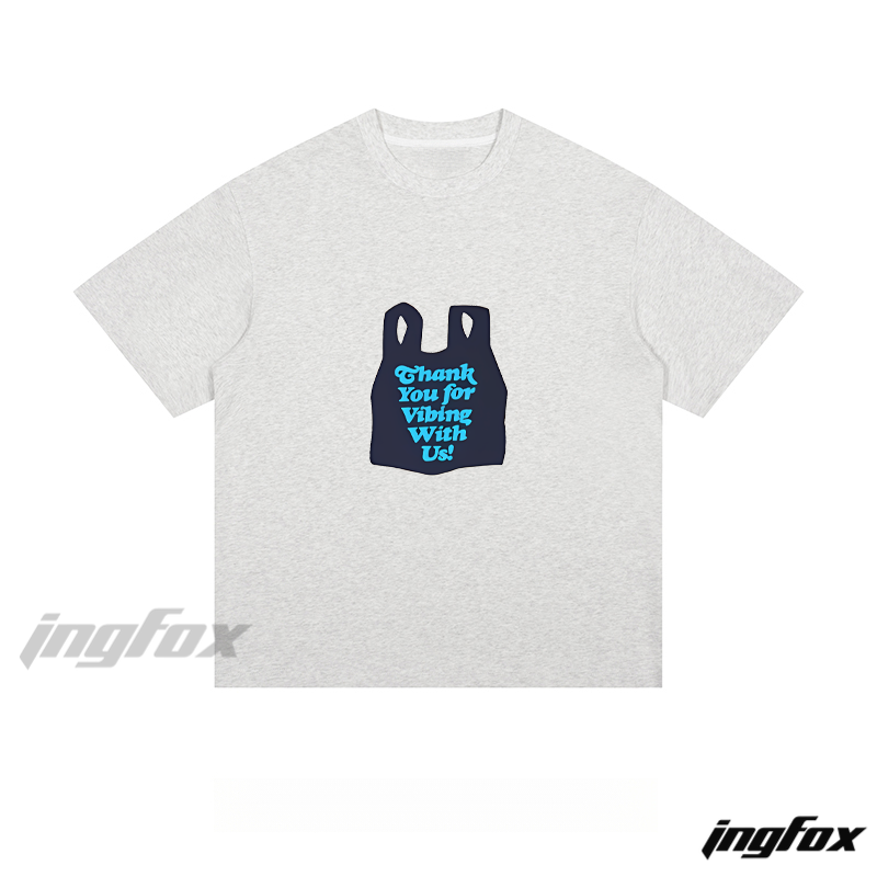 "Thank You for Vibing With Us!" Bag - Loose Fit Short Sleeve T-Shirt