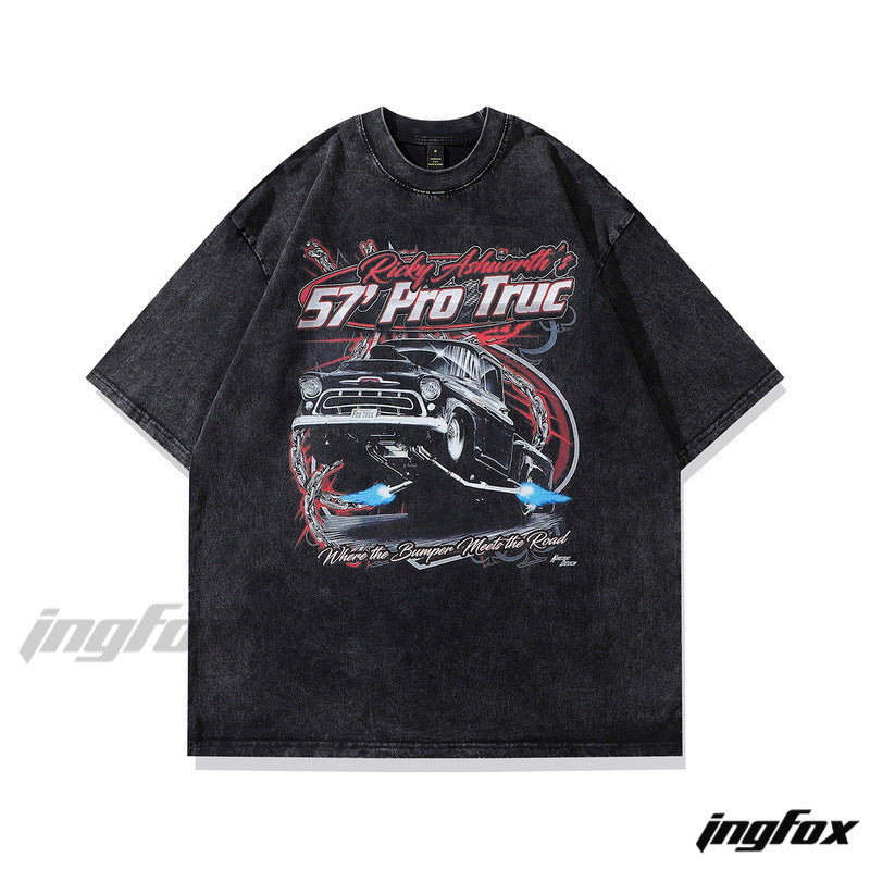Vintage Truck - Vintage Washed Oversized T-Shirt