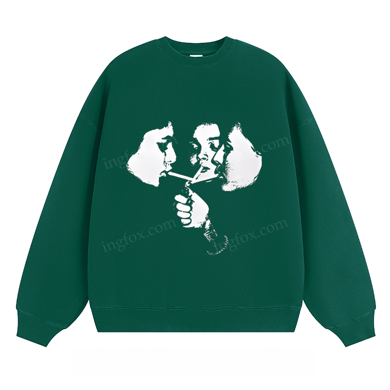 Vintage Cigarette - Sharing Classic Unisex Fit Crewneck Sweatshirt