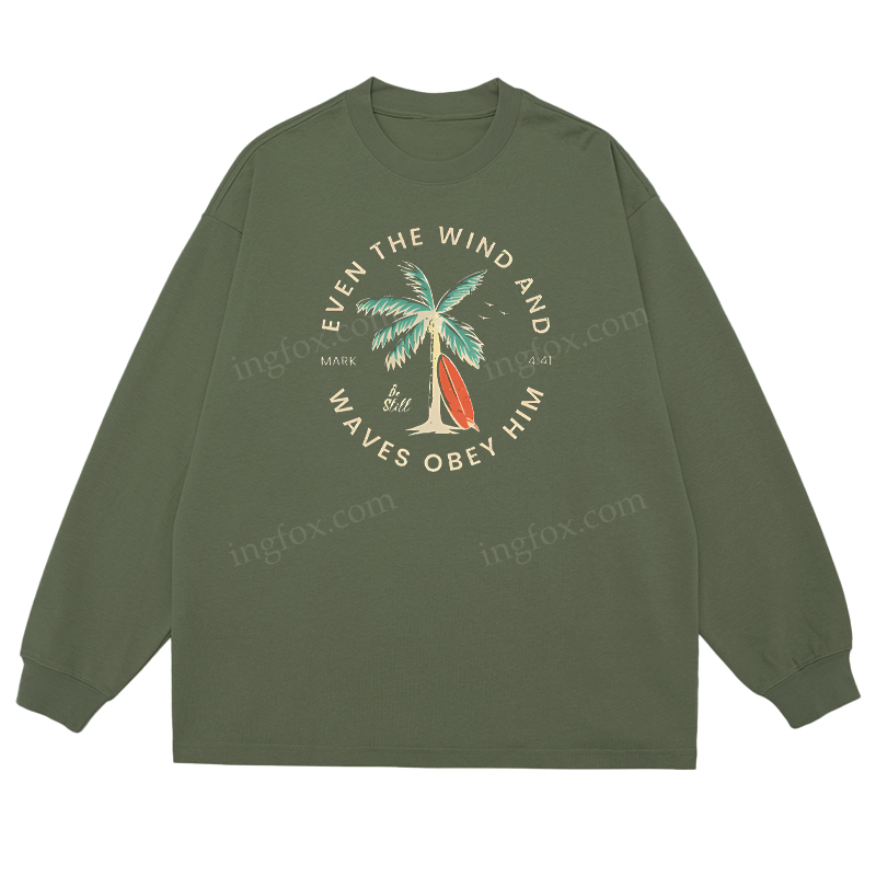 Mark 4:41 Biblical Quote - Classic Unisex Fit Cotton Long Sleeve Tee