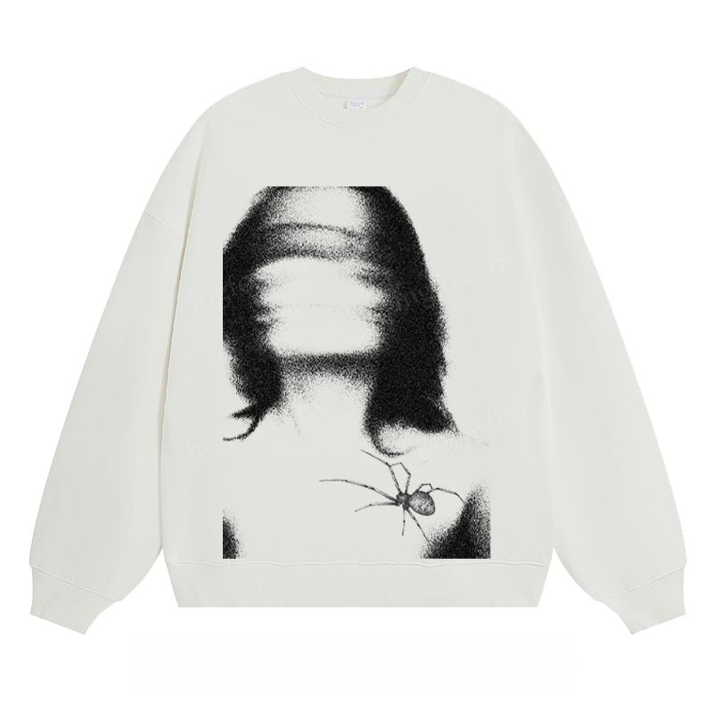 Artistic Portrait & Spider - Classic Unisex Fit Crewneck Sweatshirt