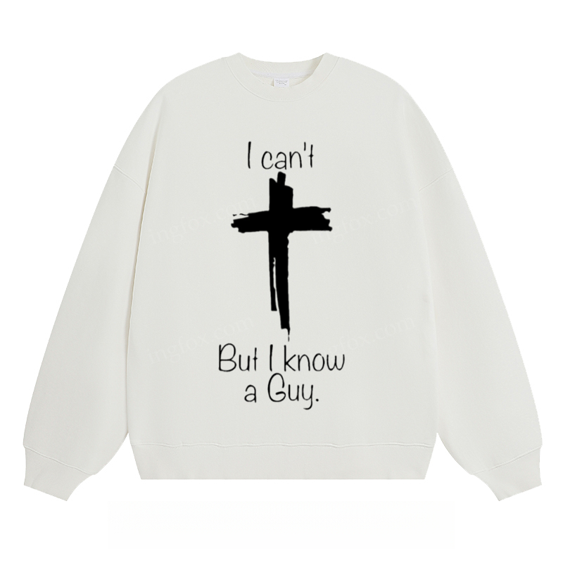 Cross & Text - Classic Unisex Fit Crewneck Sweatshirt
