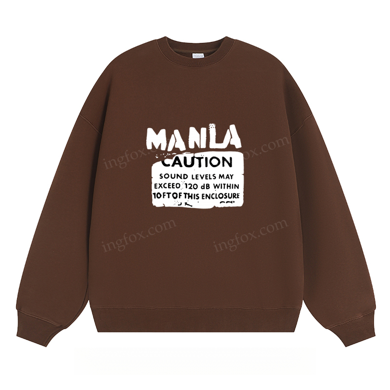 Manila Caution - Classic Unisex Fit Crewneck Sweatshirt
