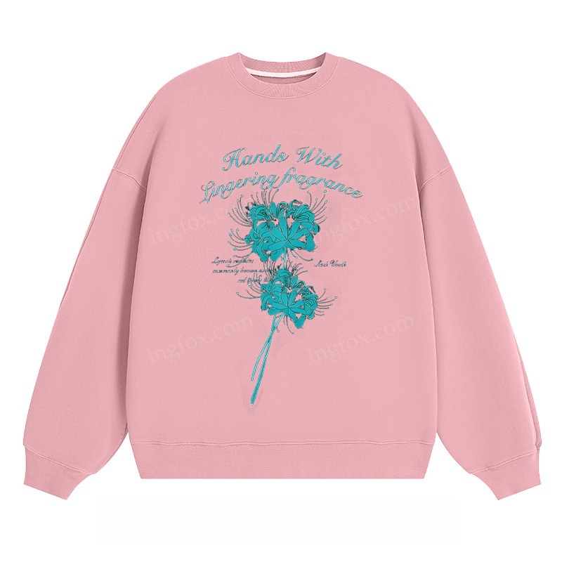 " Hands With Lingering Fragrance" - Classic Unisex Fit Crewneck Sweatshirt