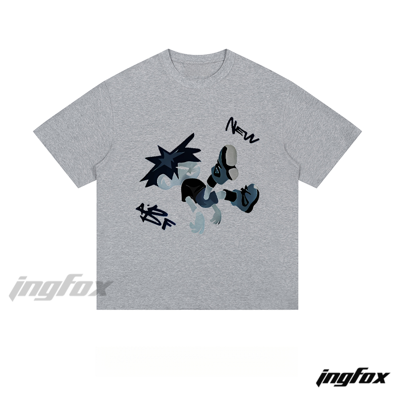 Anime Skater Boy Tee - Loose Fit Short Sleeve T - Shirt
