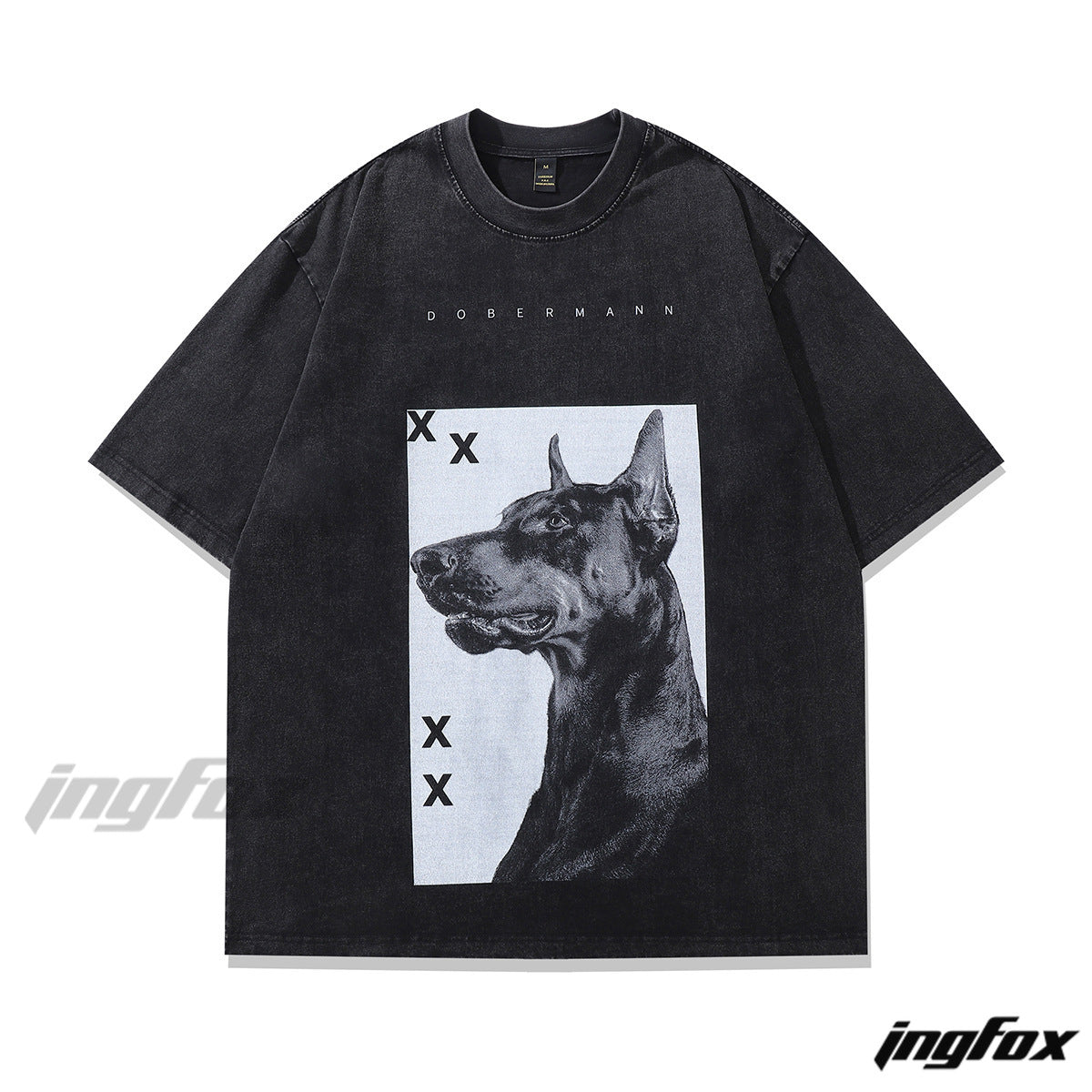 Canine Card Cool Vibe - Vintage Washed Oversized T-Shirt