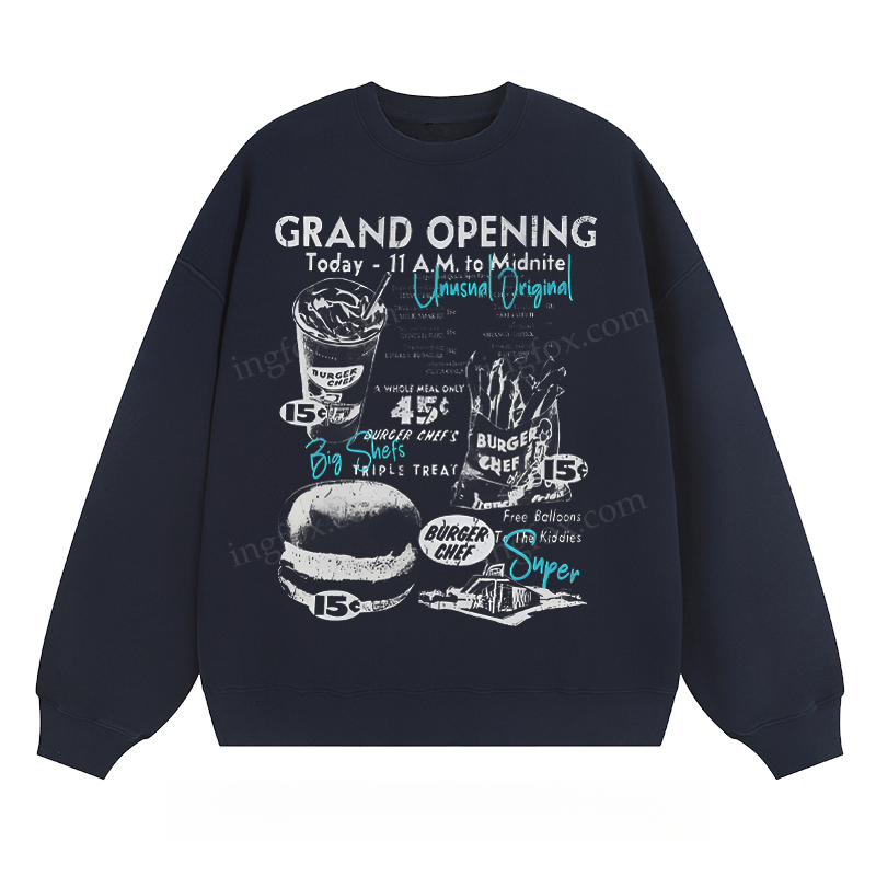 Retro Burger Chef - Classic Unisex Fit Crewneck Sweatshirt