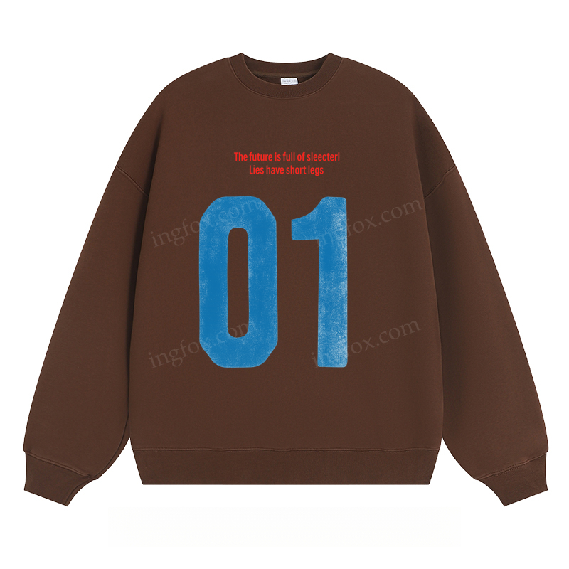 Number 01 - Classic Unisex Fit Crewneck Sweatshirt