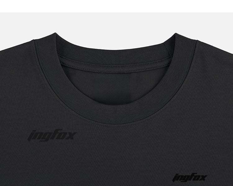"PLANET TOURISM ON SPECKS" - Loose Fit Short Sleeve T - Shirt