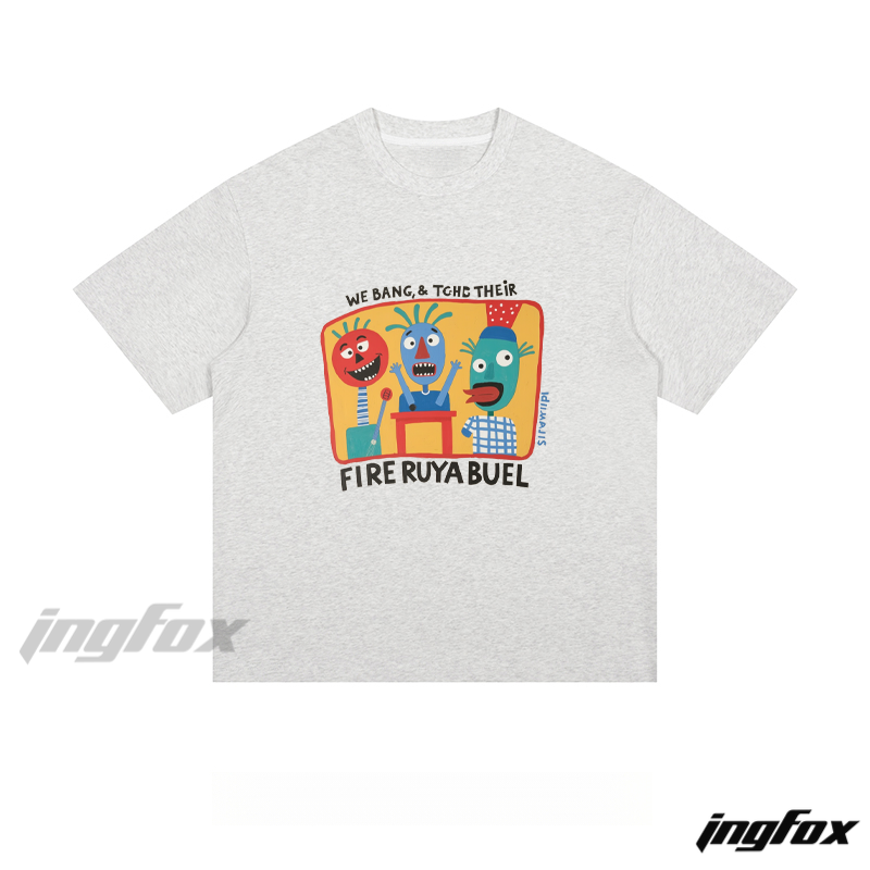 Cartoon Characters - Loose Fit Short Sleeve T-Shirt