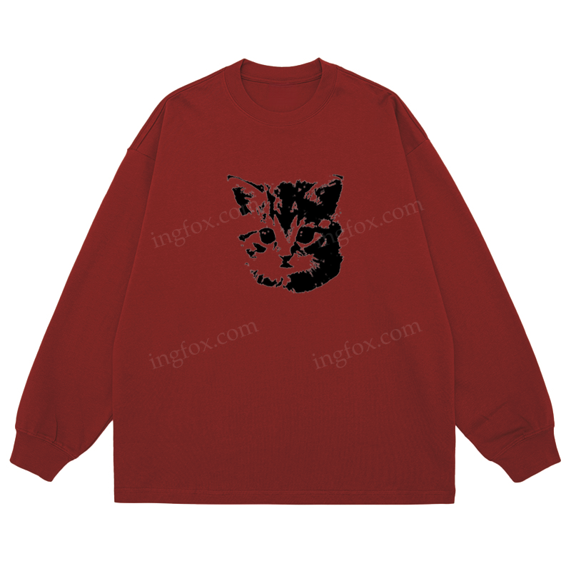 Cute Kitten - Classic Unisex Fit Cotton Long Sleeve Tee