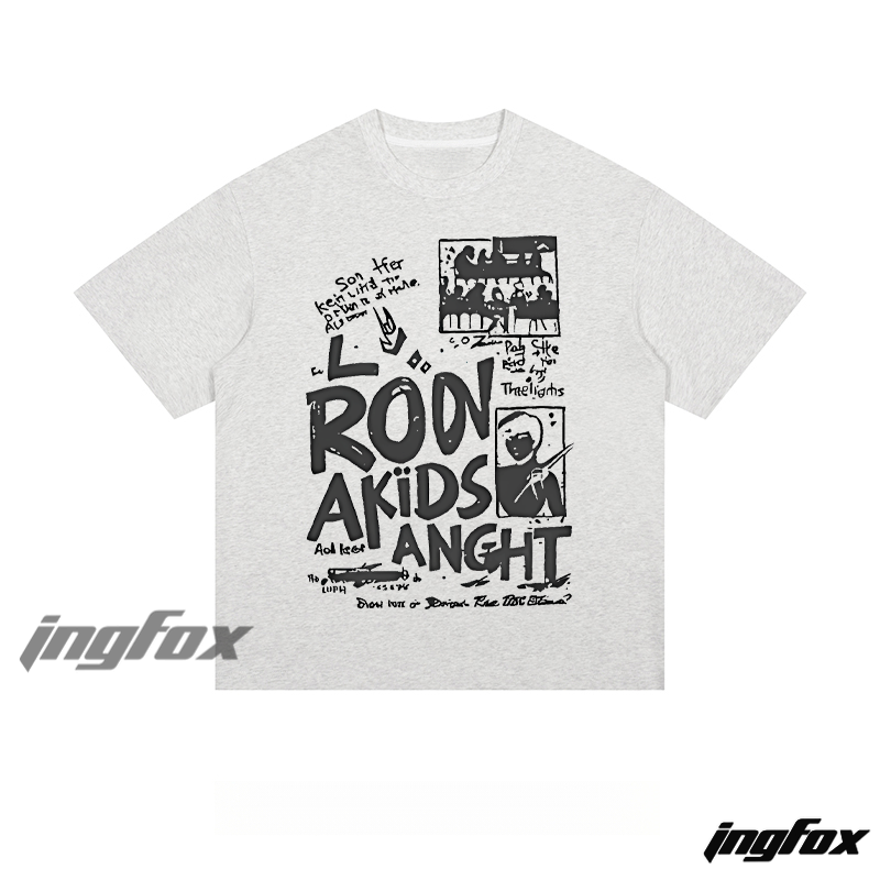 Street Art Collage - Loose Fit Short Sleeve T - Shirt