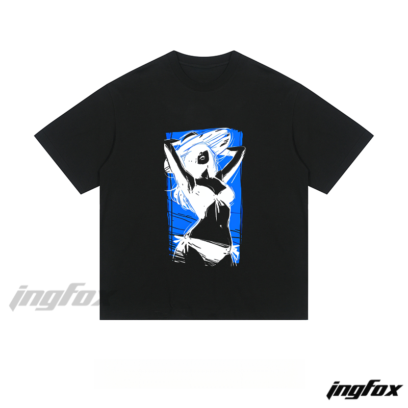 Beach Babe Graphic - Loose Fit Short Sleeve T - Shirt