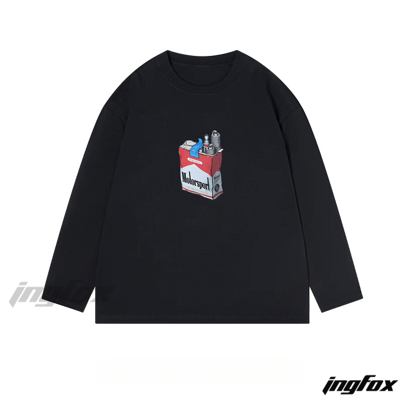 "Motorsport" - Themed Classic Cotton Long Sleeve Tee