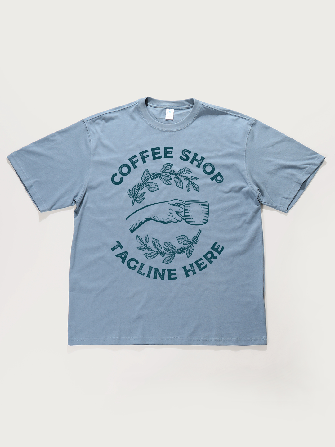 Coffee Shop Theme - Unisex Retro Cotton Short Sleeve T-Shirt