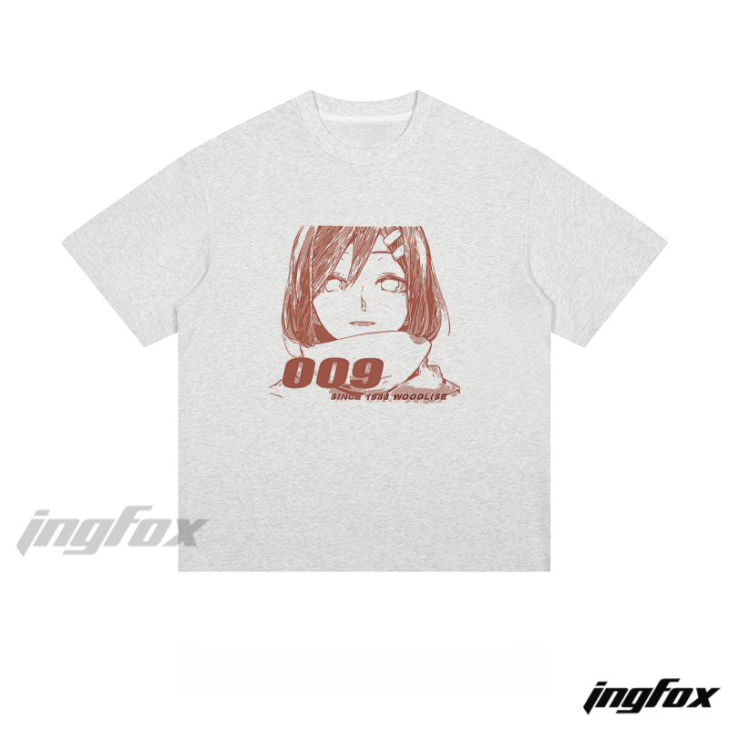 Anime Character 009 Tee - Loose Fit Short Sleeve T - Shirt