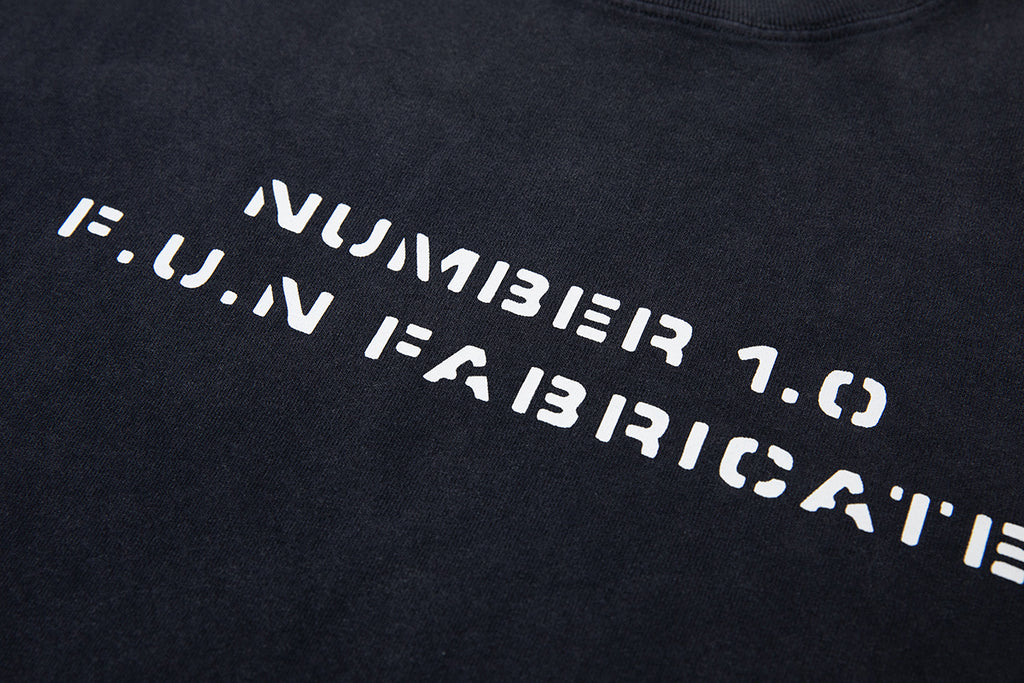 NUMBER 1.0 F.U.N FABRICATE - Short Sleeve Loose Fit T-shirt