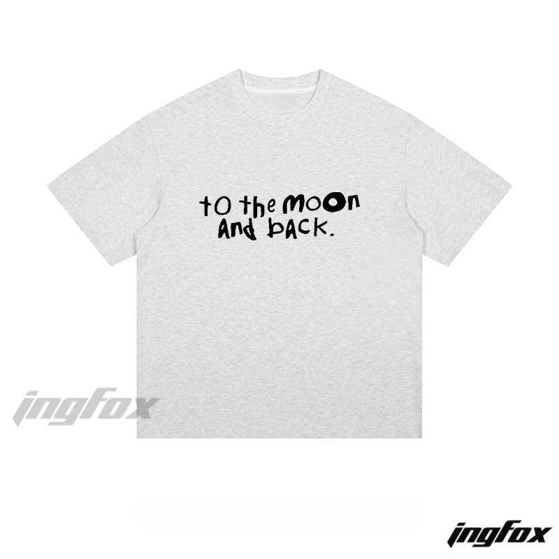 Moon Phrase - Loose Fit Short Sleeve T - Shirt