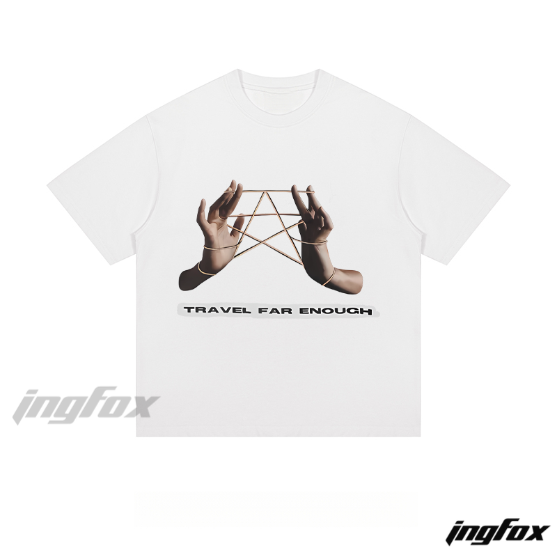 Hands & Geometry - Loose Fit Short Sleeve T - Shirt