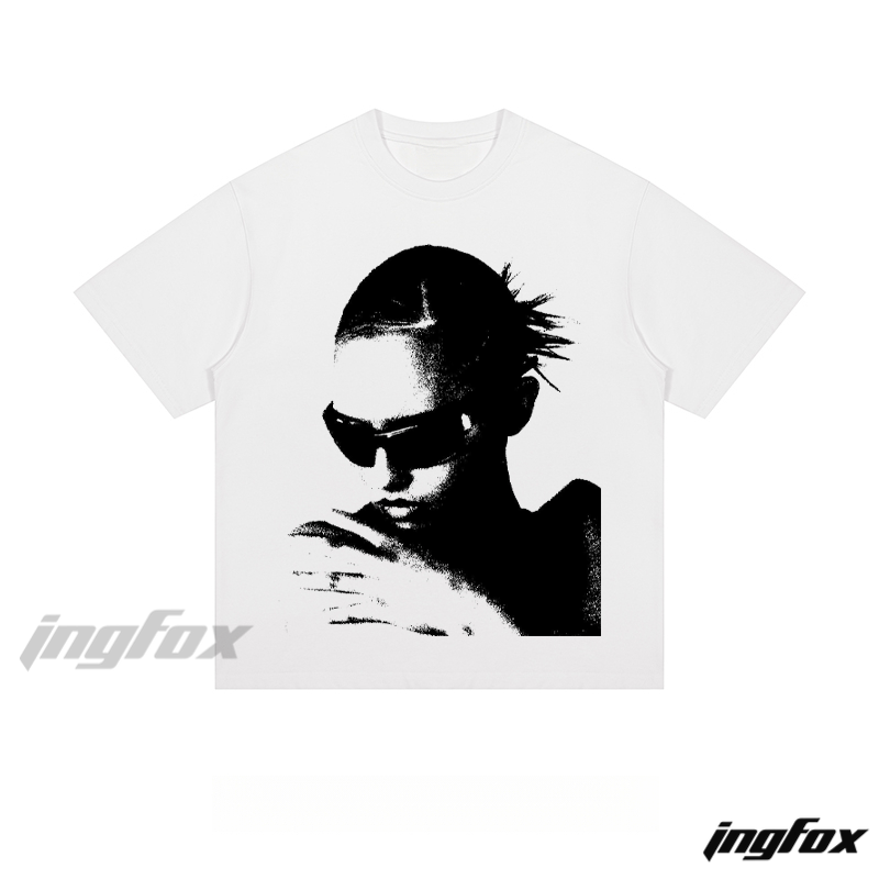 Cyberpunk Silhouette - Loose Fit Short Sleeve T - Shirt