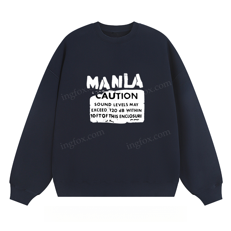 Manila Caution - Classic Unisex Fit Crewneck Sweatshirt