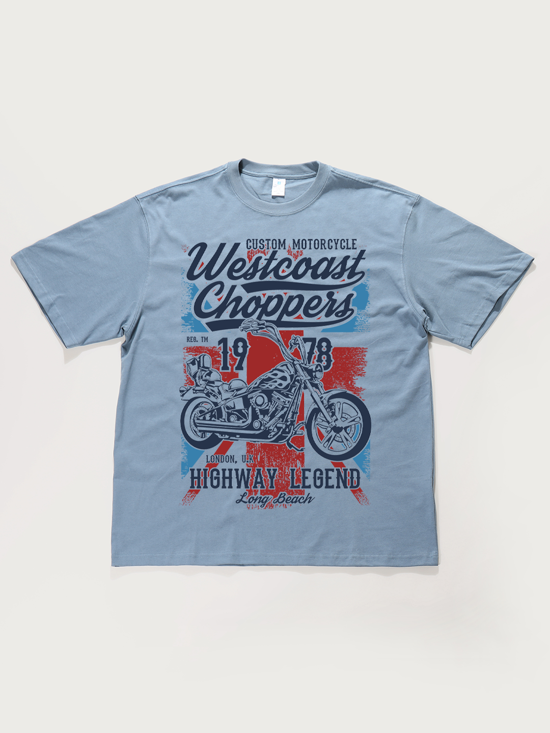 Westcoast Choppers 1978 Highway Legend - Unisex Retro Cotton Short Sleeve T-Shirt