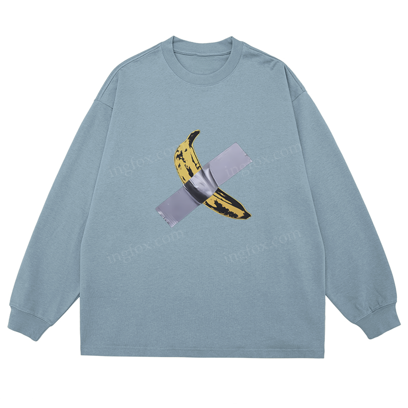Banana Tape Art - Classic Unisex Fit Cotton Long Sleeve Tee