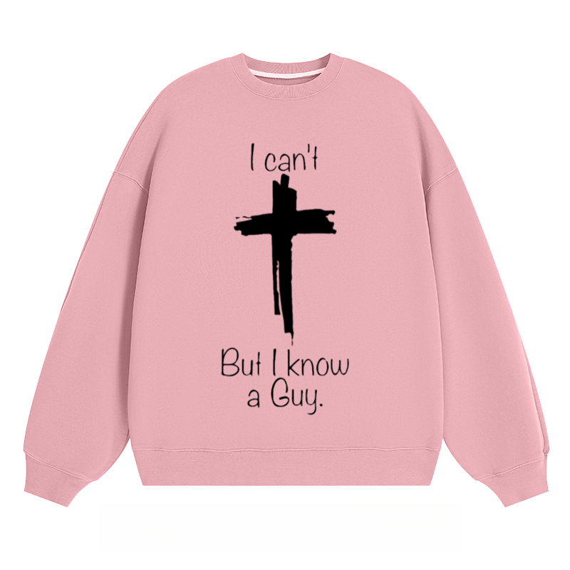 Cross & Text - Classic Unisex Fit Crewneck Sweatshirt