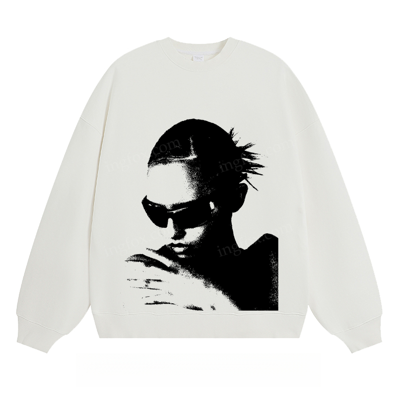 Stylish Portrait - Classic Unisex Fit Crewneck Sweatshirt