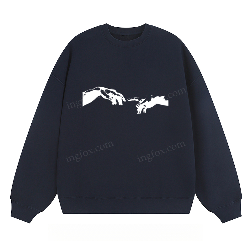 The Creation of Adam Hands - Classic Unisex Fit Crewneck Sweatshirt