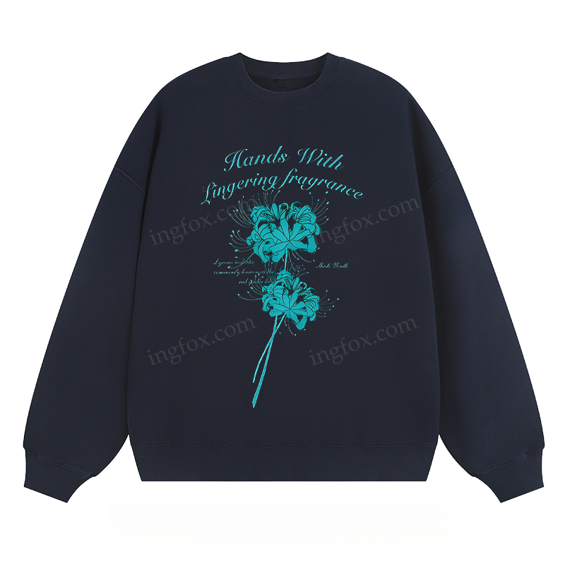 " Hands With Lingering Fragrance" - Classic Unisex Fit Crewneck Sweatshirt