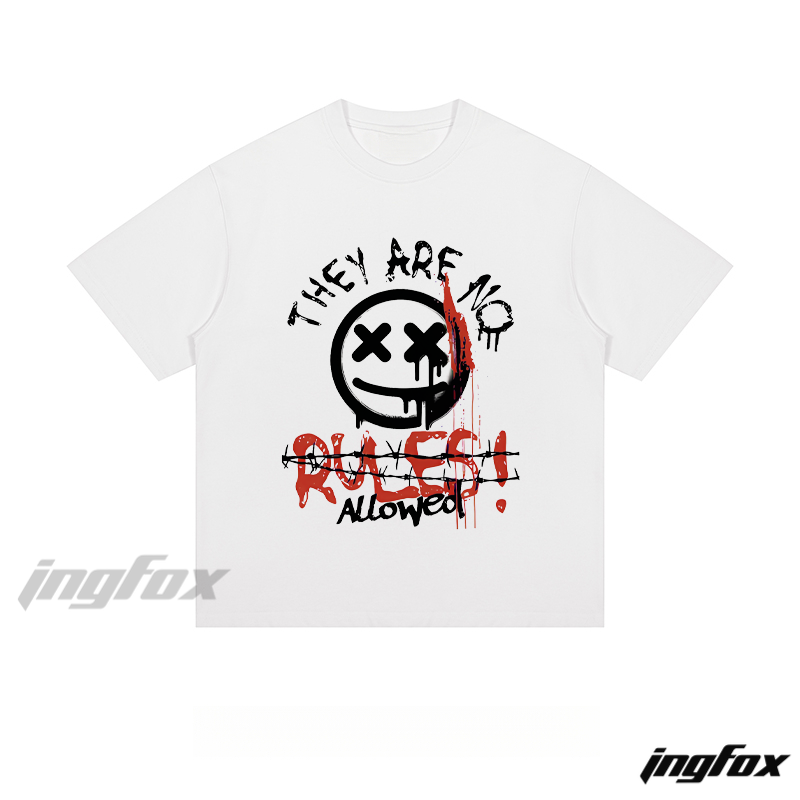 No Rules Rebellion - Loose Fit Short Sleeve T - Shirt
